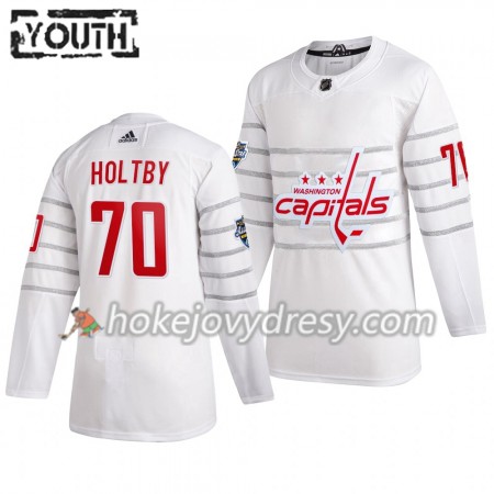 Dětské Hokejový Dres Washington Capitals Braden Holtby 70 Bílá Adidas 2020 NHL All-Star Authentic